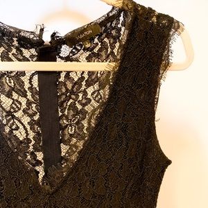 Babaton black lace dress